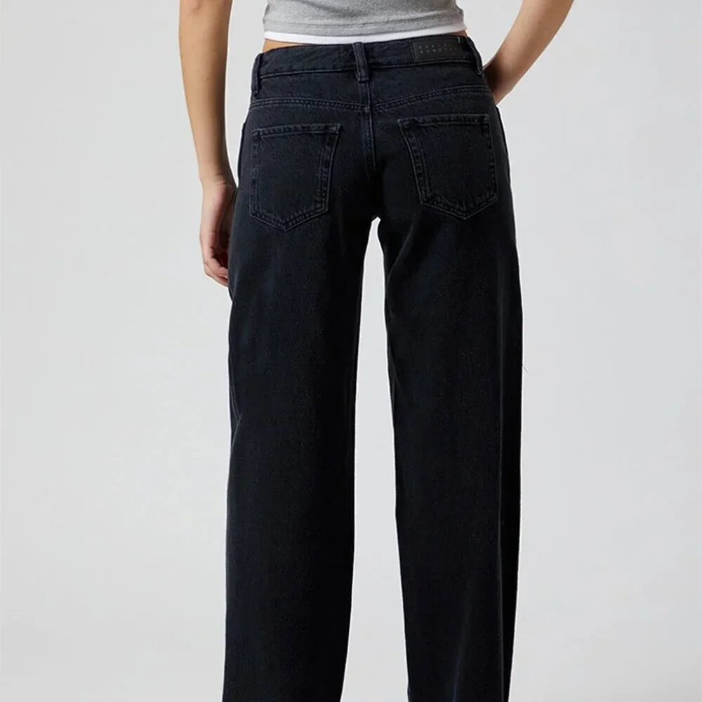 PacSun Black Mid Rise Baggy Jeans Size 30 - Picture 2 of 8